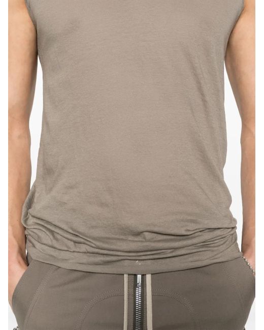 メンズ Rick Owens タンクトップ Brown