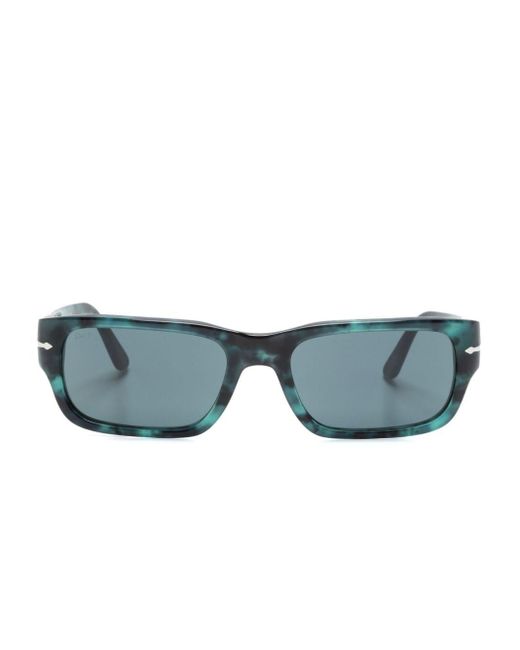 Persol Blue Adrien Rectangle-frame Sunglasses for men