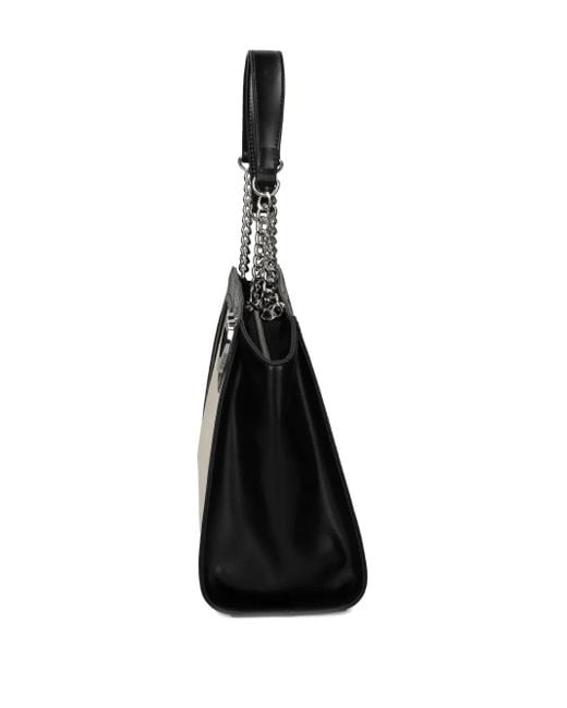Love Moschino キャンバス ハンドバッグ Black