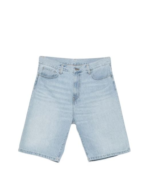 Carhartt Blue Loose-Fit Shorts for men