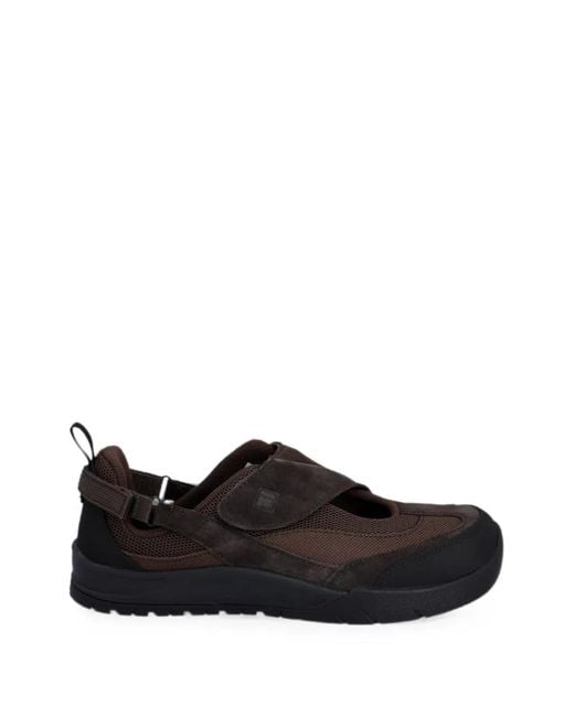 Fila Black Melvis Touch-Strap Low-Top Sneakers