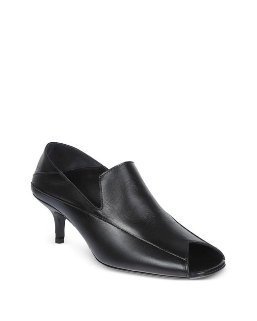 IRO Black Open-Toed Heeled Mules
