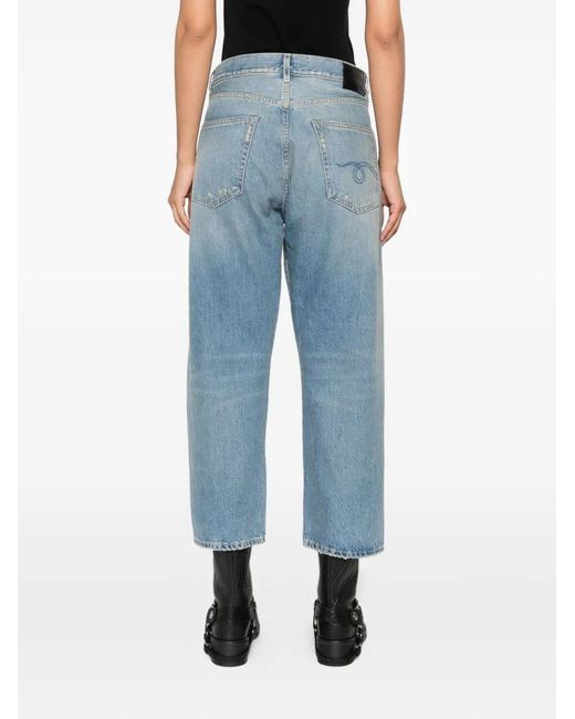 R13 Blue X-Bf Bootcut Jeans