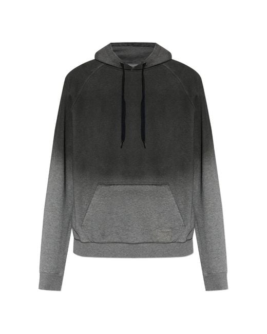 Moschino Black Ombre-Effect Hoodie for men