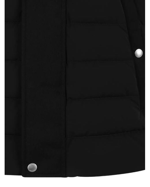 Mackage Black Veste Matelassée À Col Montant for men