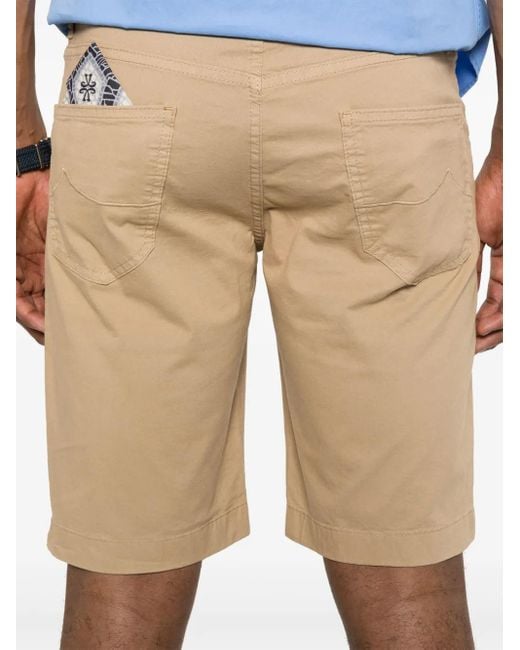 Jacob Cohen Nicolas Shorts in het Natural voor heren