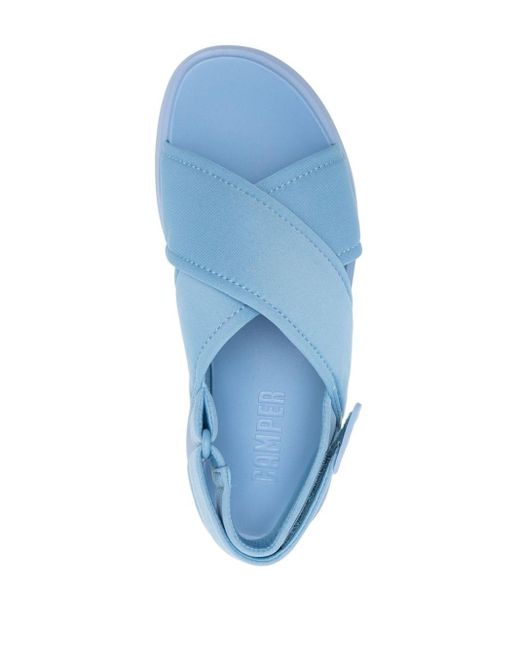 Camper Blue Tasha Platform Sandals