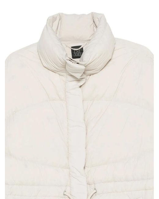 Bacon White Welt-Pocket Padded Jacket