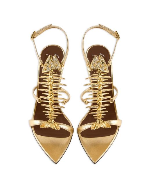 Giuseppe Zanotti Metallic Sandales Slim 2.0 105