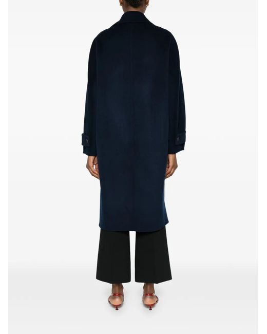 Joseph Blue Franco Single-Breasted Coat
