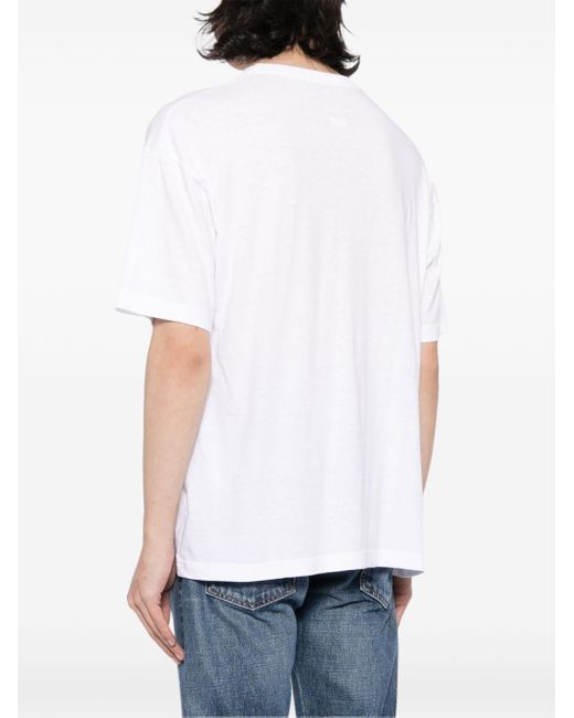 T-shirt à logo imprimé Visvim pour homme en coloris White