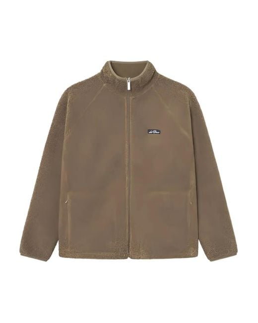 Giacca Creed Teddy di Les Deux in Brown da Uomo
