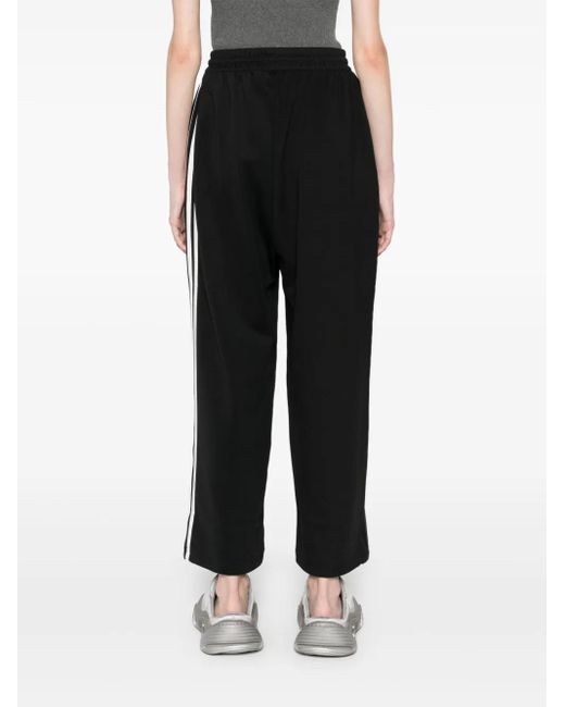 Y-3 Black Logo-Print Track Pants