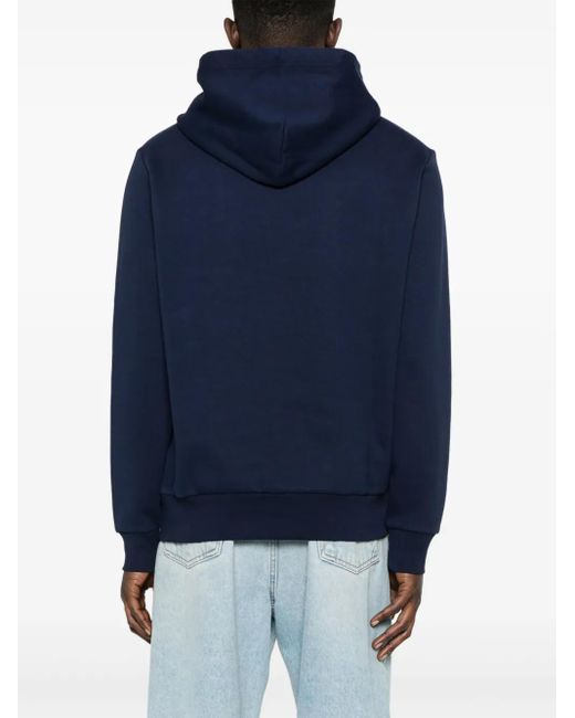 Polo Ralph Lauren Blue Logo Fleece Hoodie for men