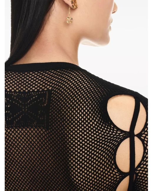 Off-White c/o Virgil Abloh Black Arrow Fishnet Top
