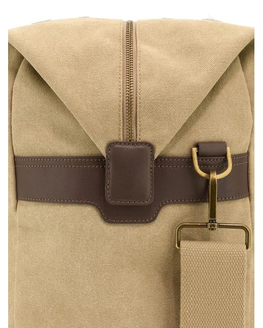 Borsone Con Zip di Boggi in Natural da Uomo