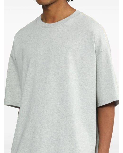 FIVE CM White Drop-shoulder Cotton T-shirt for men