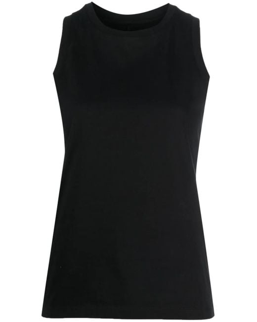 ARMARIUM Black Cotton Sleeveless Top