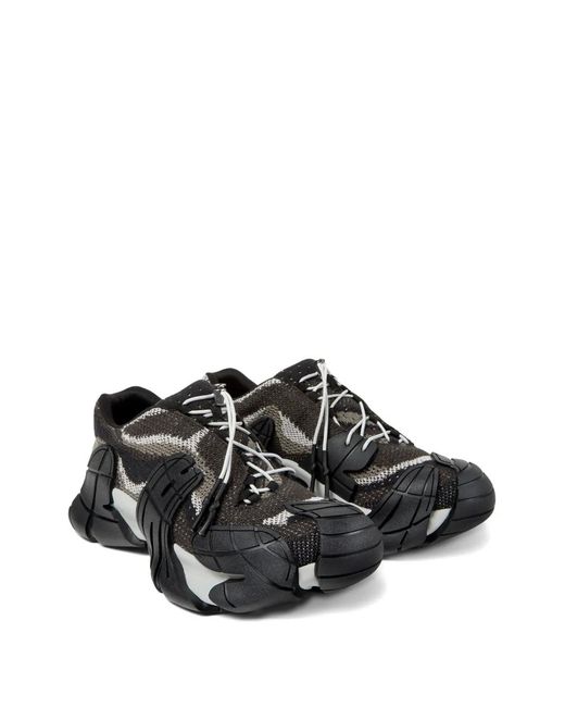 CAMPERLAB Black Patterned Tormenta Sneakers