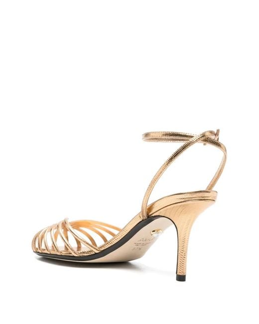 ALEVI Natural Blake Cage Sandals