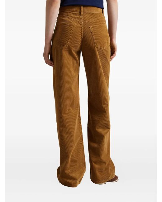 Polo Ralph Lauren Brown High-Waisted Trousers