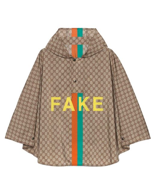 Gucci Multicolor Fake/not Monogram Cape for men