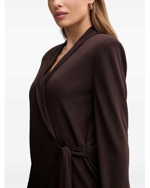 GAUDI Black Tie-Waist Blazer