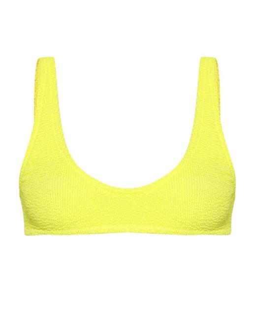 Top Bikini A Fascia di Mc2 Saint Barth in Yellow