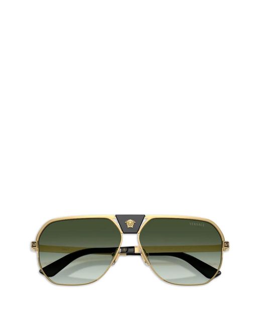 Versace Green Medusa Head Sunglasses for men
