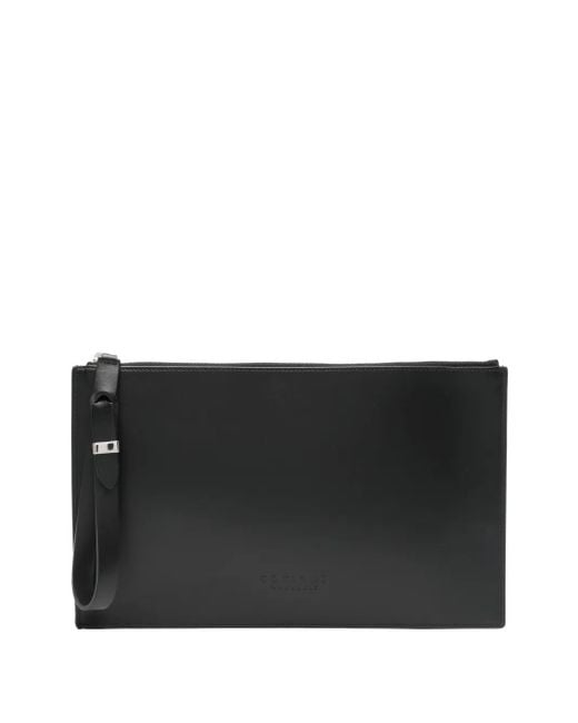 Orciani Machine Francaise Geruite Clutch in het Black voor heren