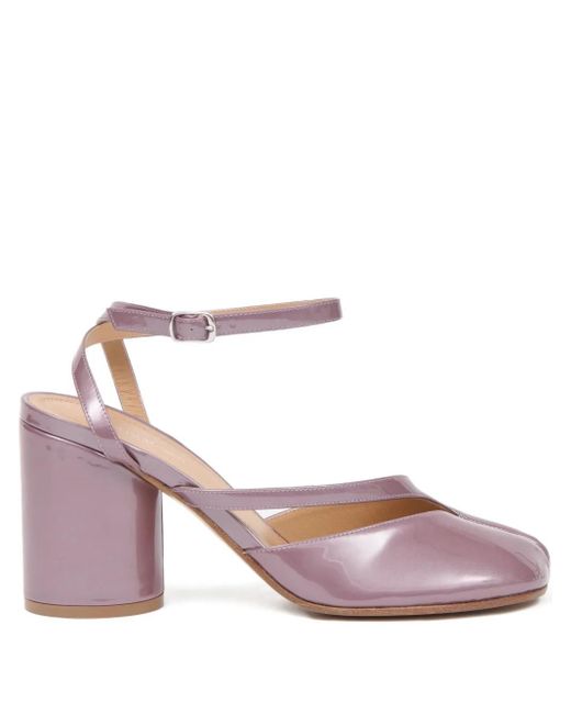 Maison Margiela Pink 80Mm Ankle-Strap Pumps