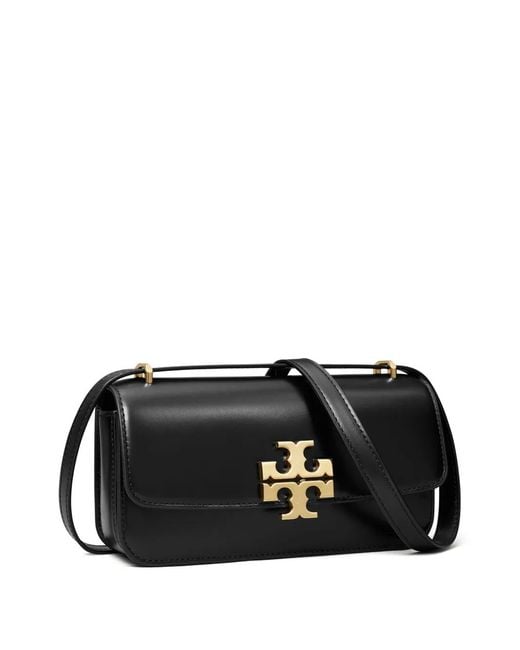 Tory Burch Black Eleanor Small Leather Shoulder Bag