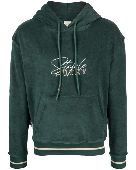 Autry Green X Jeff Staple Logo-Embroidered Hoodie