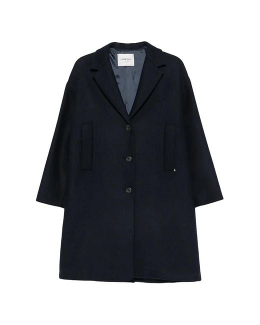 Ottod'Ame Blue Simona Single-Breasted Coat