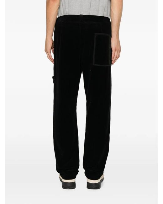 Stone Island Black Trousers for men