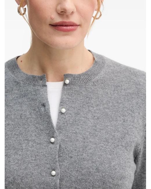 Benetton Button-Up Vest in het Gray