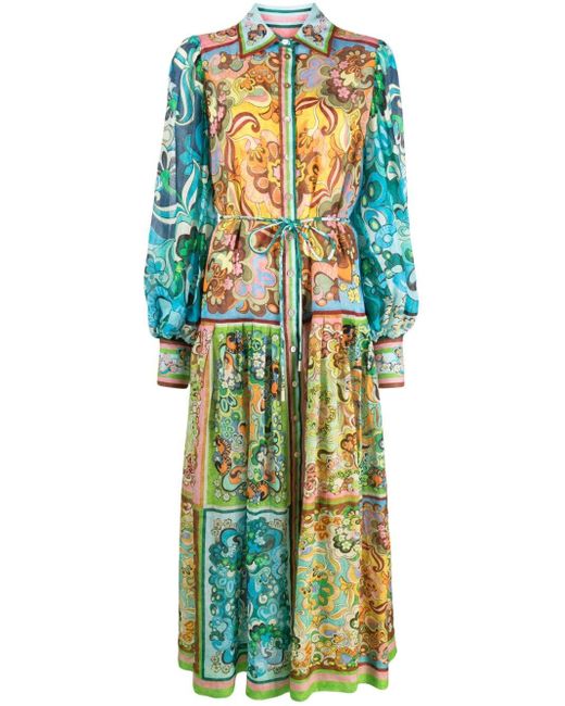Robe-chemise Dreamer à coupe mi-longue ALÉMAIS en coloris Multicolor