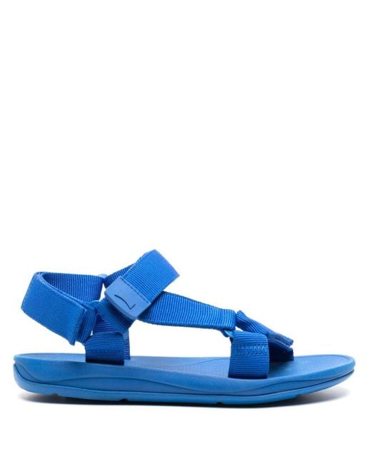 Camper Blue Match Touch-strap Sandals for men
