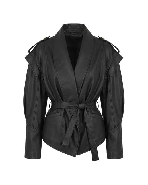 ViCOLO Black Belted Jacket