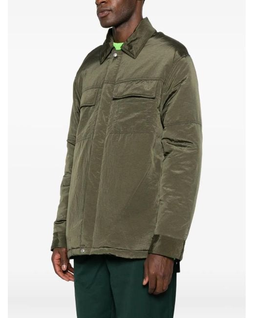 Oamc Peacemaker Green Flap-Pocket Jacket for men