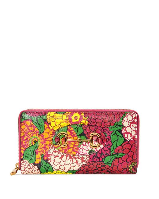 Portafoglio Horsebit a fiori x Ken Scott di Gucci in Rosa | Lyst