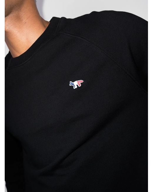 Maison Kitsuné Black Flag Fox Cotton Sweatshirt for men