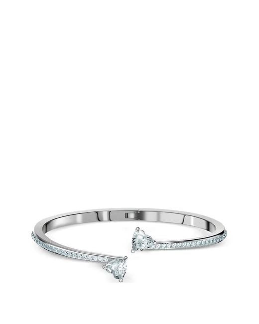 Swarovski White Heart Crystal Bracelet
