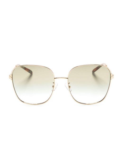 Tory Burch Natural Sonnenbrille im Oversized-Look