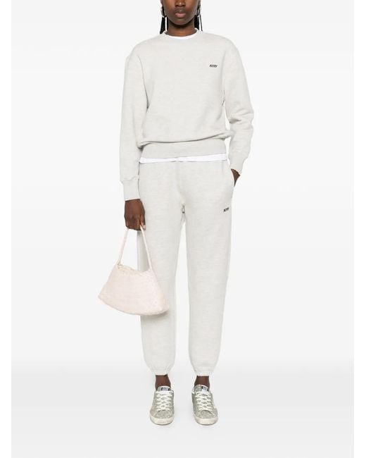 Autry White Pantalon De Jogging À Lien De Resserrage