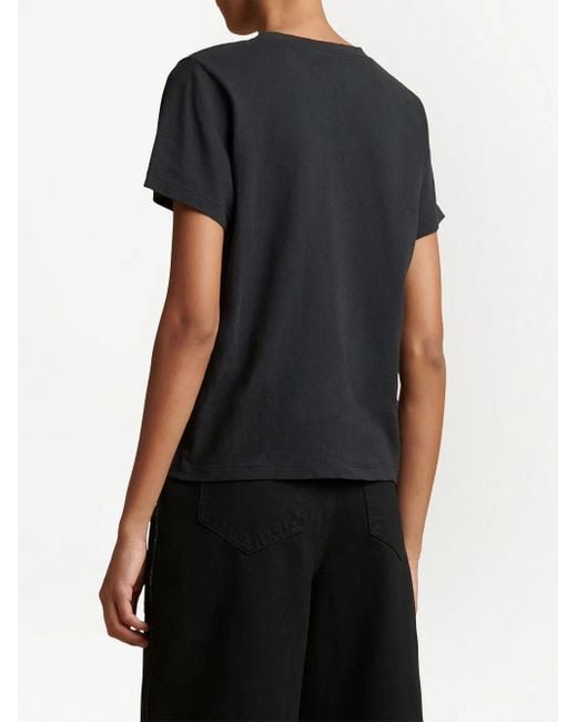 Khaite The Emmylou Tシャツ Black