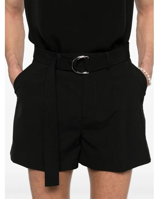 Nanushka Black Ollie Shorts for men