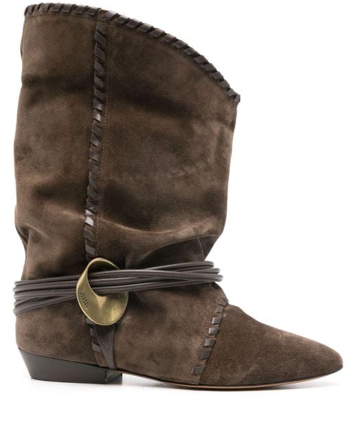 Isabel Marant Brown Sellen Boots