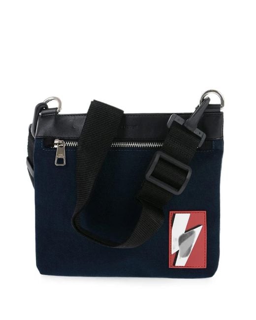 Neil Barrett Blue Sacoche Messenger Bag for men