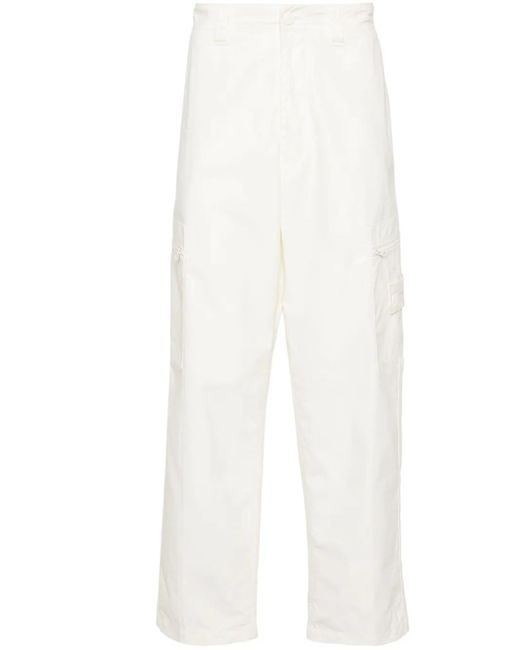 Pantalon Droit À Poches Cargo Stone Island pour homme en coloris White